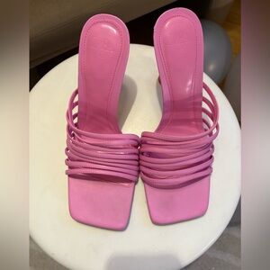 Zara Pink Strappy Heels